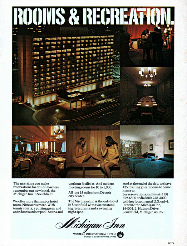 Michigan Inn - Old Ad (newer photo)